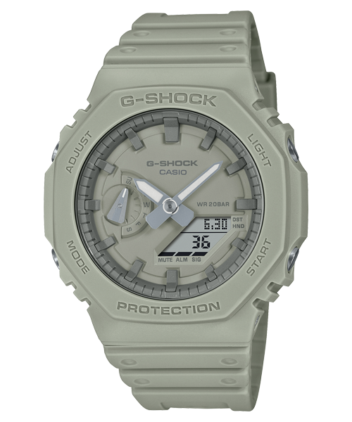 Reloj G-shock correa de resina GA-2100NC-3A
