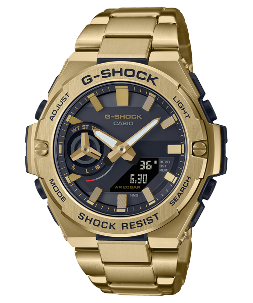 Reloj G-shock correa de acero inoxidable GST-B500GD-9A