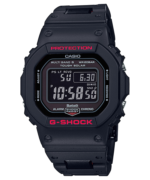 Reloj G-shock correa de acero inoxidable GW-B5600HR-1