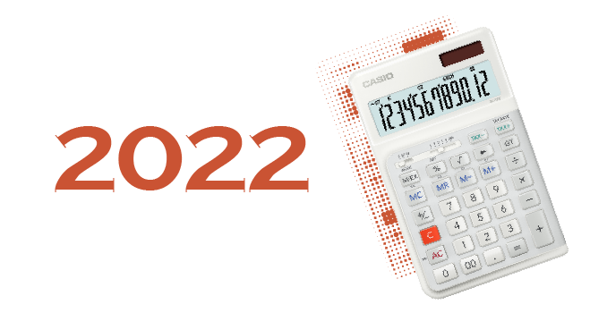 Calculadoras ergonómicas Casio