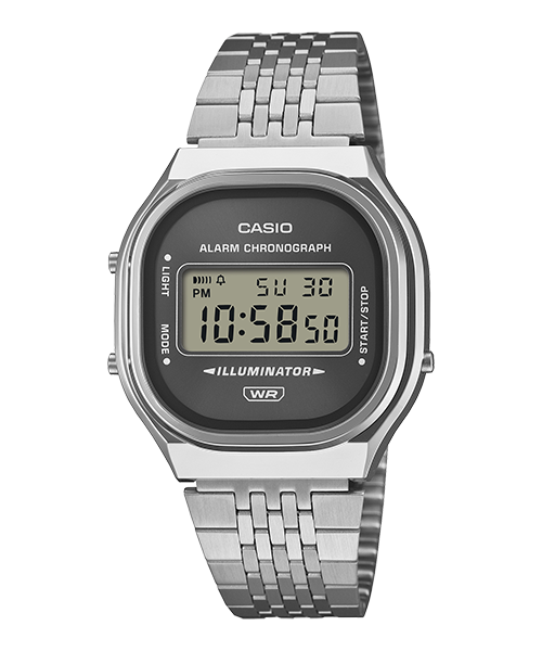 Reloj Vintage correa de Acero inoxidable A140WE-8A