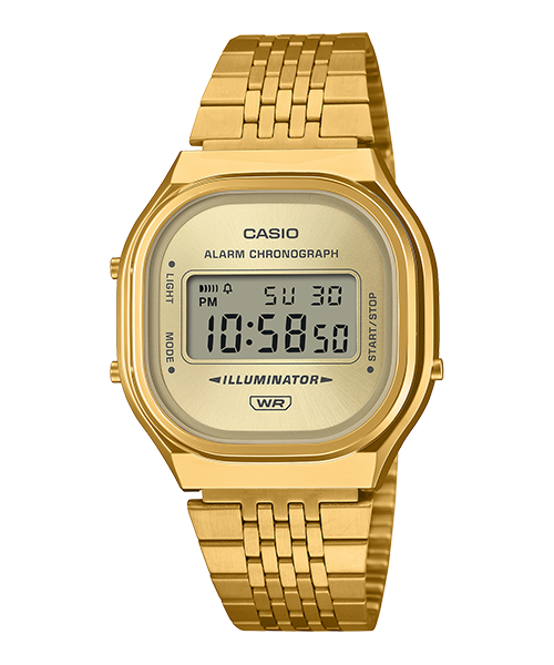 Reloj Vintage correa de Acero inoxidable A140WEG-9A