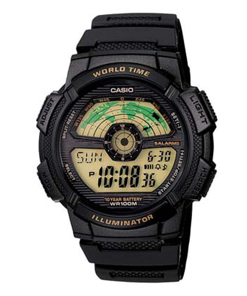 Reloj casual correa de Resina AE-1100W-1BV