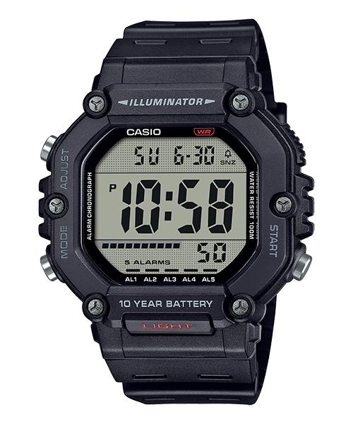 Reloj deportivo correa de Resina AE-1600H-1AV