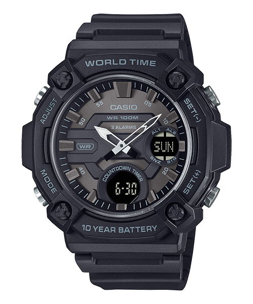 Reloj deportivo correa de Resina AEQ-120W-1BV