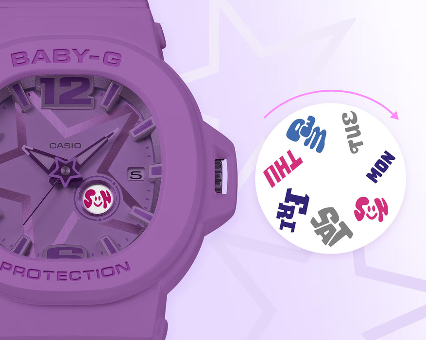 Reloj Baby-G correa de Resina BGA-10D-6A