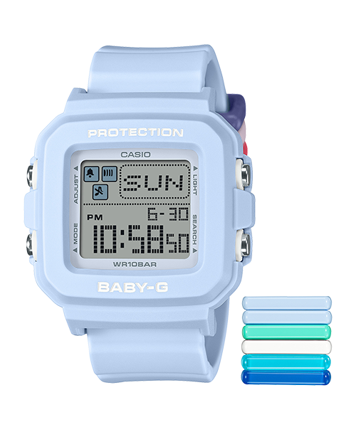 Reloj Baby-G correa de resina BGD-10L-2