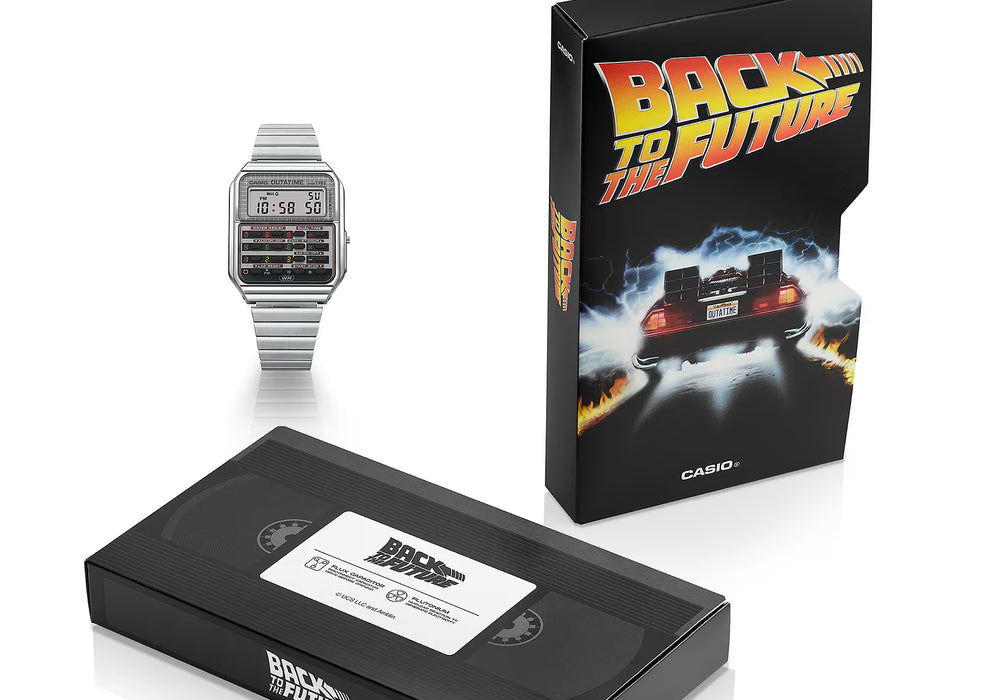 Reloj Vintage colaboración de Regreso al Futuro CA-500WEBF-1A