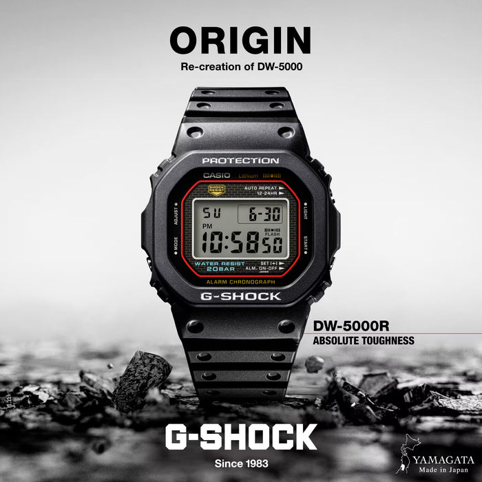 Reloj G-shock correa de resina DW-5000R-1A