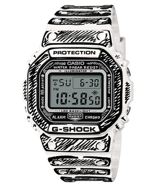 Reloj G-shock x Joshua Vides correa de Resina DW-5600JV-7
