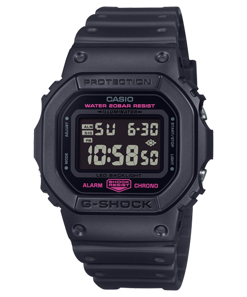 Reloj G-shock Pink Ribbon correa de resina DW-5600PK-1