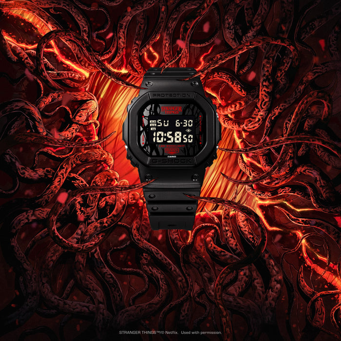 Reloj G-shock X Stranger Things correa de Resina DW-5600STT-1