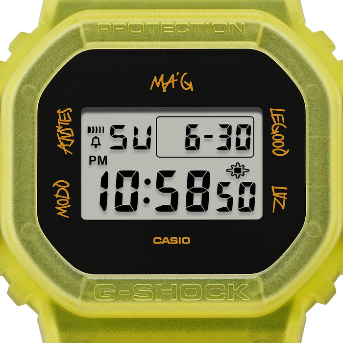 Reloj G-shock edición especial J Balvin correa de resina DWE-5600JB-1A9