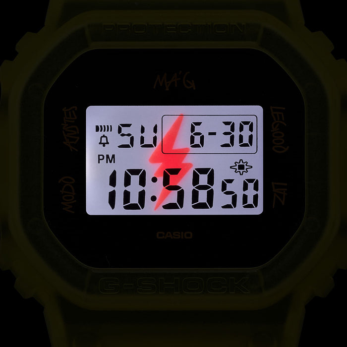 Reloj G-shock edición especial J Balvin correa de resina DWE-5600JB-1A9