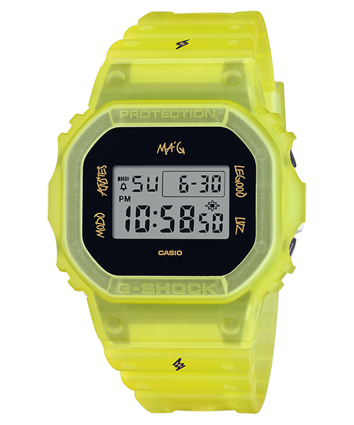 Reloj G-shock edición especial J Balvin correa de resina DWE-5600JB-1A9