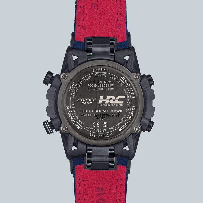 Reloj Edifice casual correa de Alcantara ECB-2000HR-1A