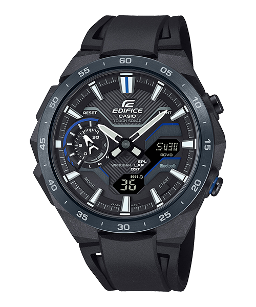 Reloj Edifice casual correa de Acero inoxidable ECB-2200PB-1A