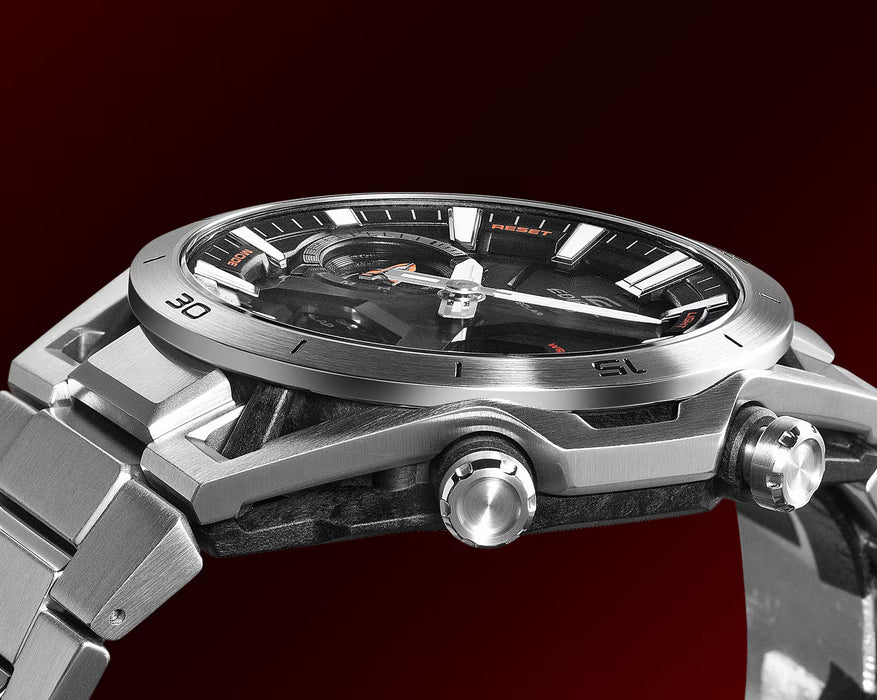 Reloj Edifice casual correa de Acero inoxidable ECB-2300D-1A