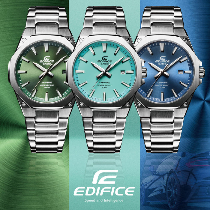 Reloj Edifice casual correa de Acero inoxidable EFR-S108D-3AV
