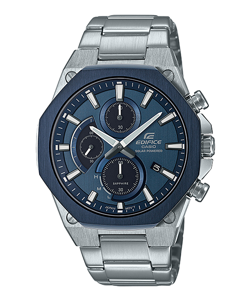 Reloj Edifice casual correa de acero inoxidable EFS-S570DB-2A