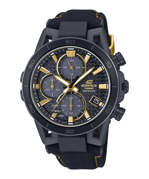 Reloj Edifice casual correa de Alcantara EFS-S640ZE-1A