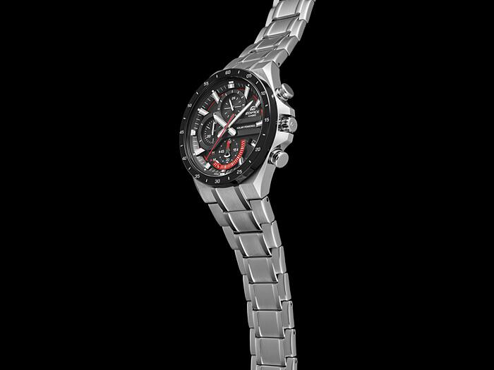 Reloj Edifice casual correa de Acero inoxidable EQS-920DB-1AV