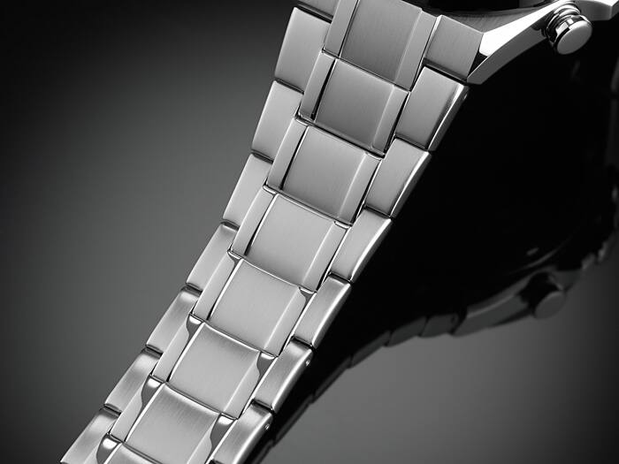 Reloj Edifice casual correa de Acero inoxidable EQS-920DB-1AV