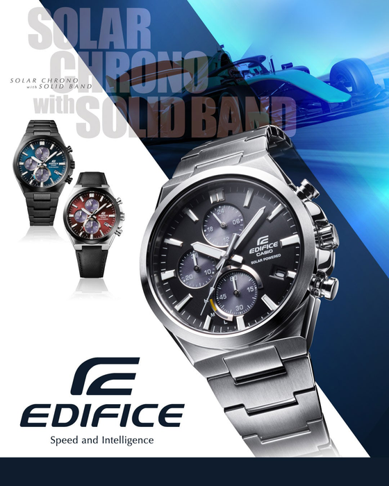 Reloj Edifice casual correa de Acero inoxidable EQS-950D-1AV