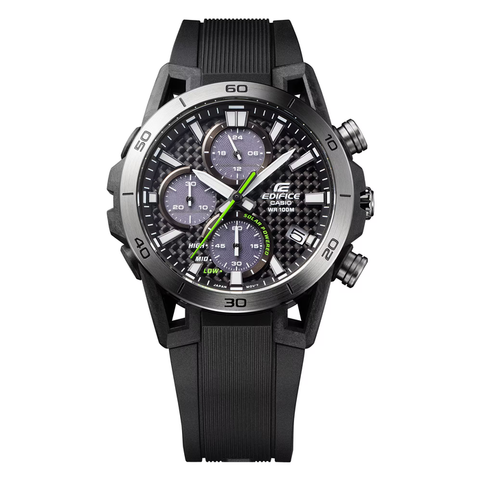 Reloj Edifice casual correa de Resina EQS-960PB-1AV