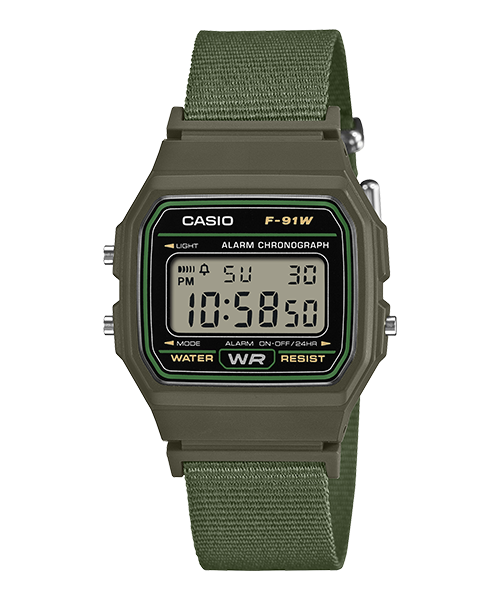 Reloj casual correa de Resina F-91WF-3A