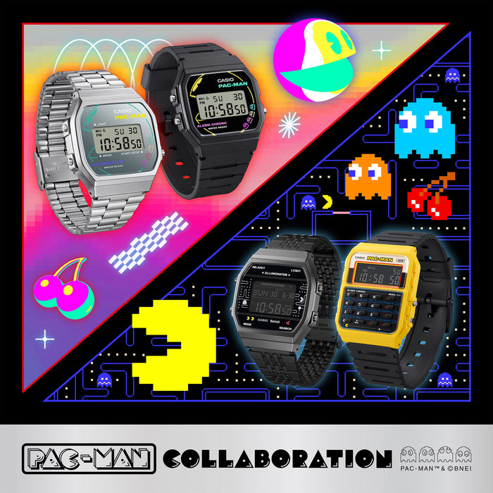 Reloj edición PAC-MAN correa de resina F-91WPC-1A