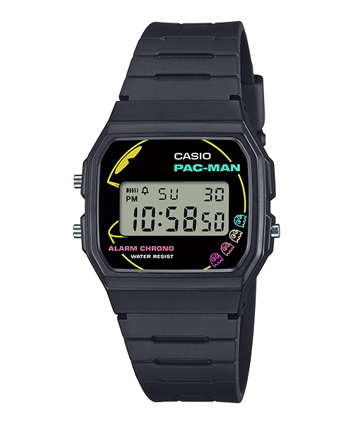 Reloj edición PAC-MAN correa de resina F-91WPC-1A