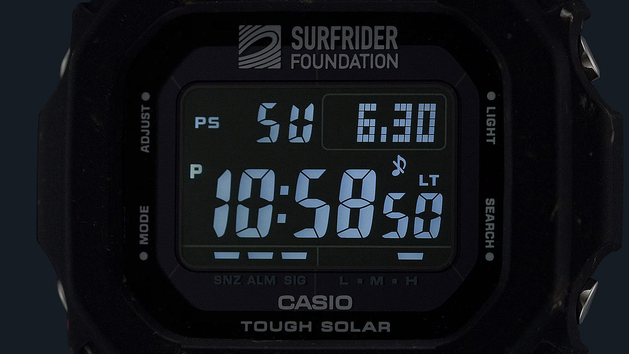 Reloj G-shock edición Surfrider Foundation correa de resina G-5600SRF-1