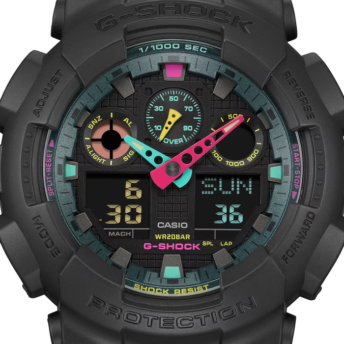 Reloj G-shock correa de resina GA-100MF-1A