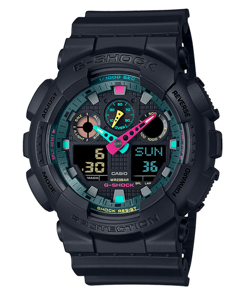 Reloj G-shock correa de resina GA-100MF-1A