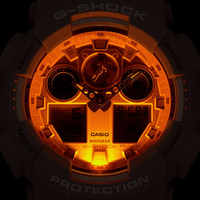 Reloj G-shock correa de resina GA-100SHB-5A