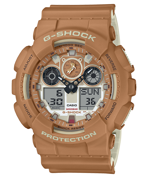 Reloj G-shock correa de resina GA-100SHB-5A