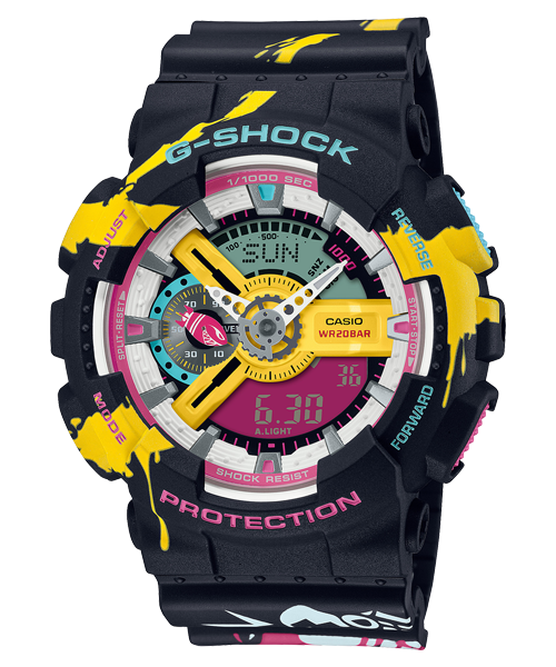 Reloj Gshock correa de Resina colaboración con League of Legends GA-110LL-1A