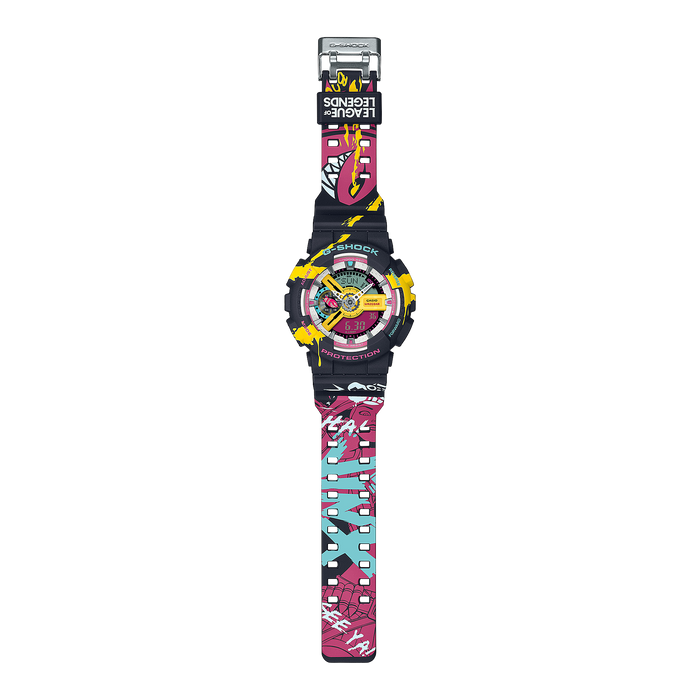 Reloj Gshock correa de Resina colaboración con League of Legends GA-110LL-1A
