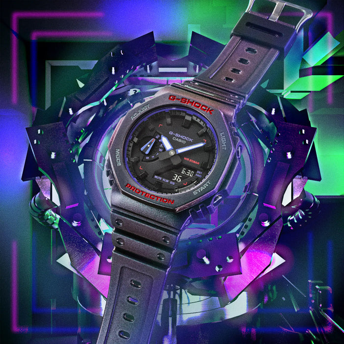 Reloj G-shock correa de resina GA-2100AH-6A