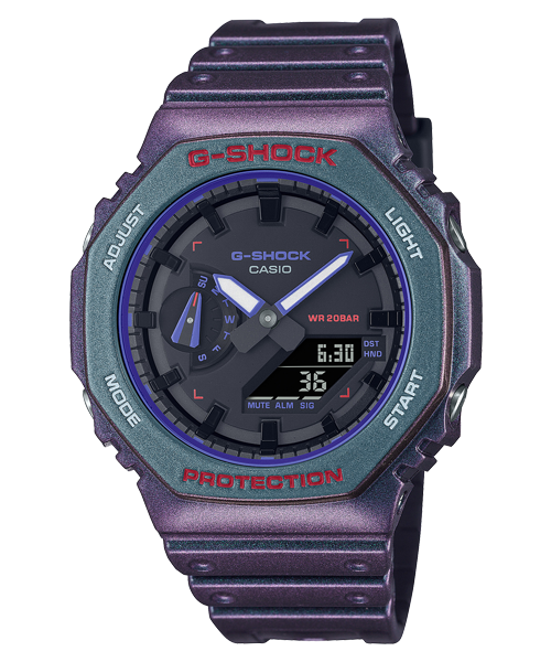 Reloj G-shock correa de resina GA-2100AH-6A