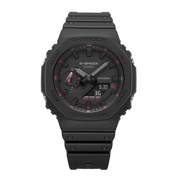 Reloj G-shock edición black and pink GA-2100P-1A