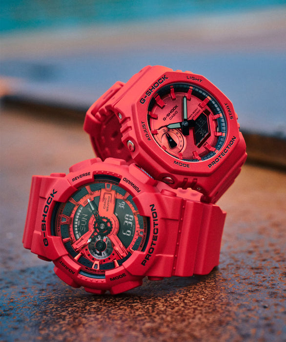 Reloj G-shock correa de Resina GA-2100RRB-4A