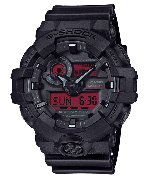 Reloj G-shock correa de Resina GA-700BBR-1A