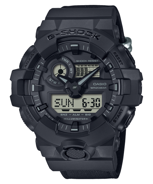 Reloj G-shock correa de Tela GA-700BCE-1A — Casio Store by Kenex Reloj G-shock correa de Tela GA-700BCE-1A — Casio Store by Kenex