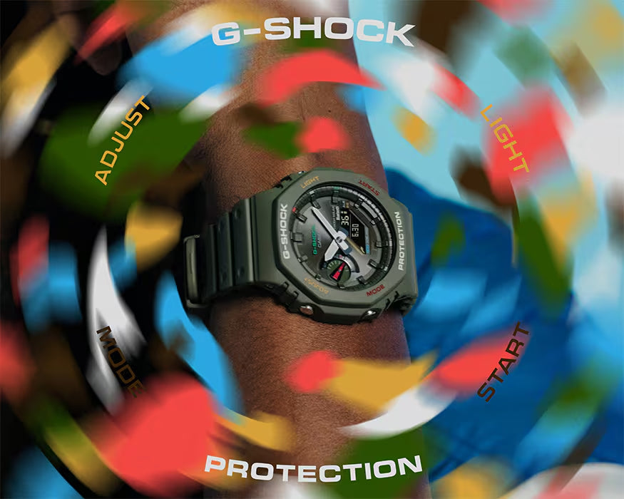 Reloj G-shock correa de resina GA-B2100FC-3A