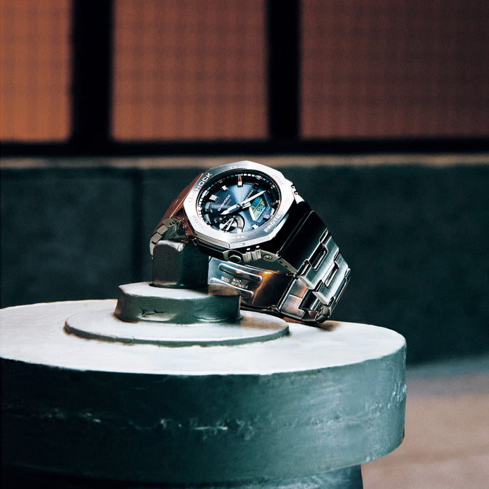 Reloj G-shock Héroes correa de Acero inoxidable GM-2110D-8A