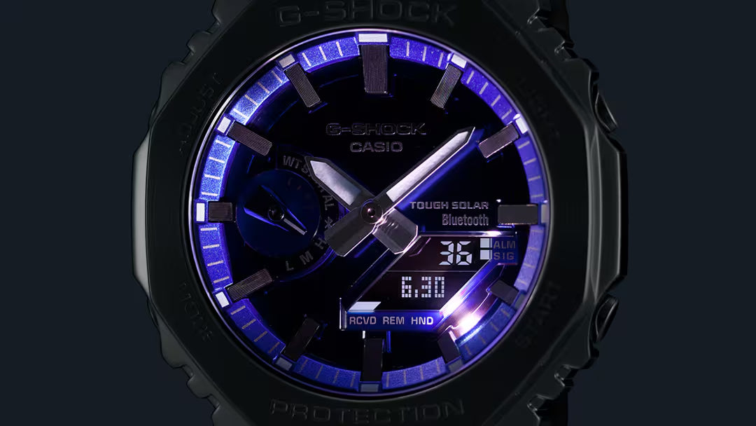 Reloj G-shock correa de Acero inoxidable GM-B2100AD-2A