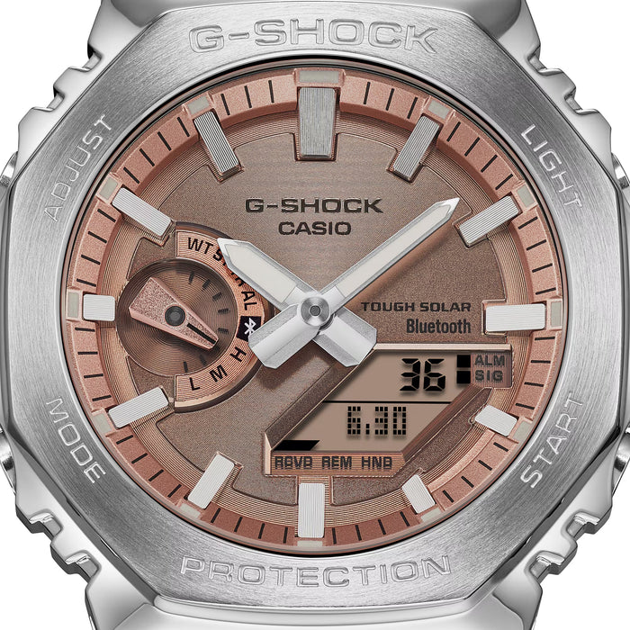 Reloj G-shock correa de Acero inoxidable GM-B2100AD-5A
