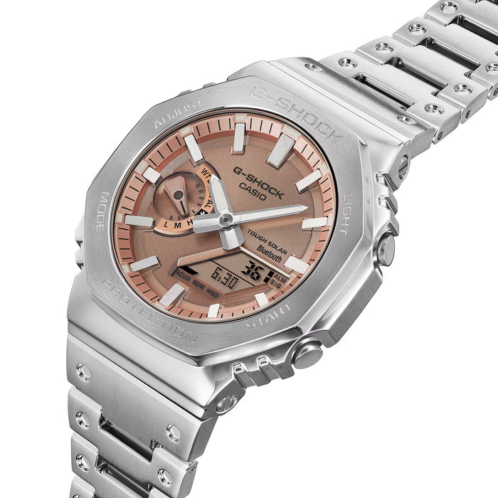 Reloj G-shock correa de Acero inoxidable GM-B2100AD-5A